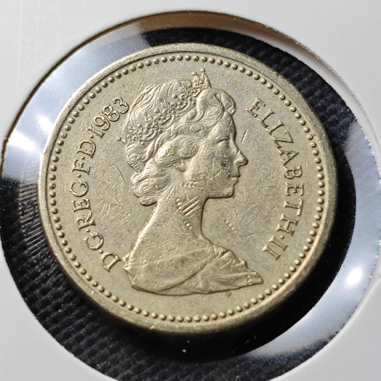 KK钱币收藏小铺  第374场  2月预留时间 周末发货  英国1镑