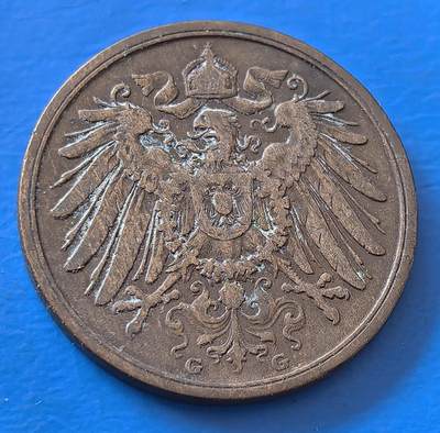 外国优质老铜币银币，周六九点倒数截拍，满百包邮，可寄存半年，喜欢朋友微信扫描二维码可直接参拍 - 德国1904年2芬尼G版
