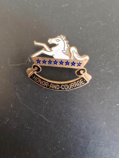 老王徽章第164期 -  美国陆军第8骑兵团证章