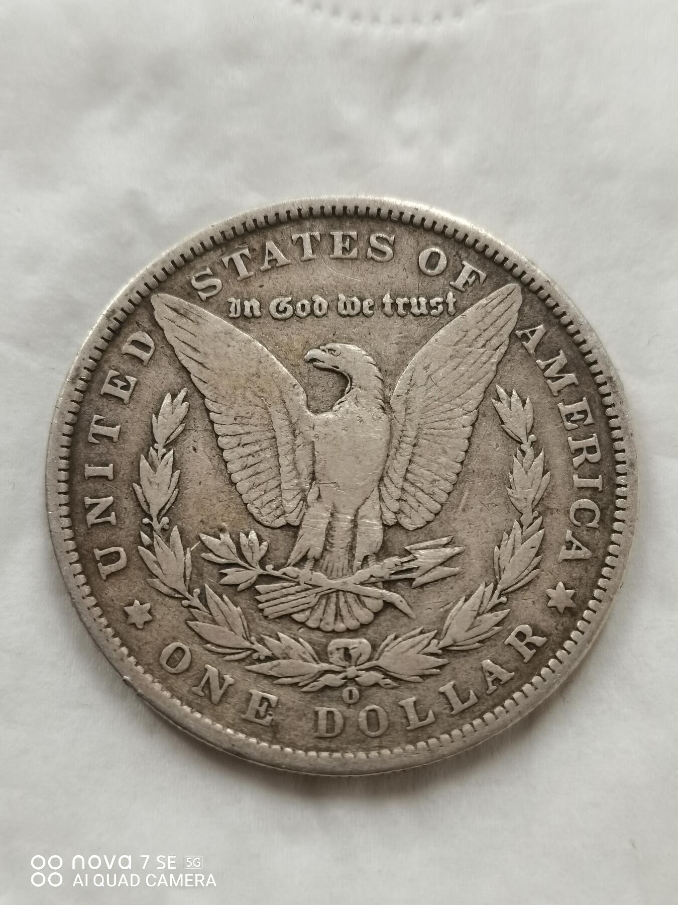 外国钱币 1889年美国鸽子银币