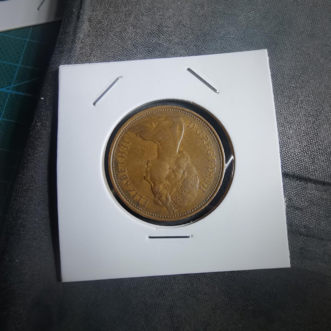 沼泽如烟--第908场 英国1971年2便士