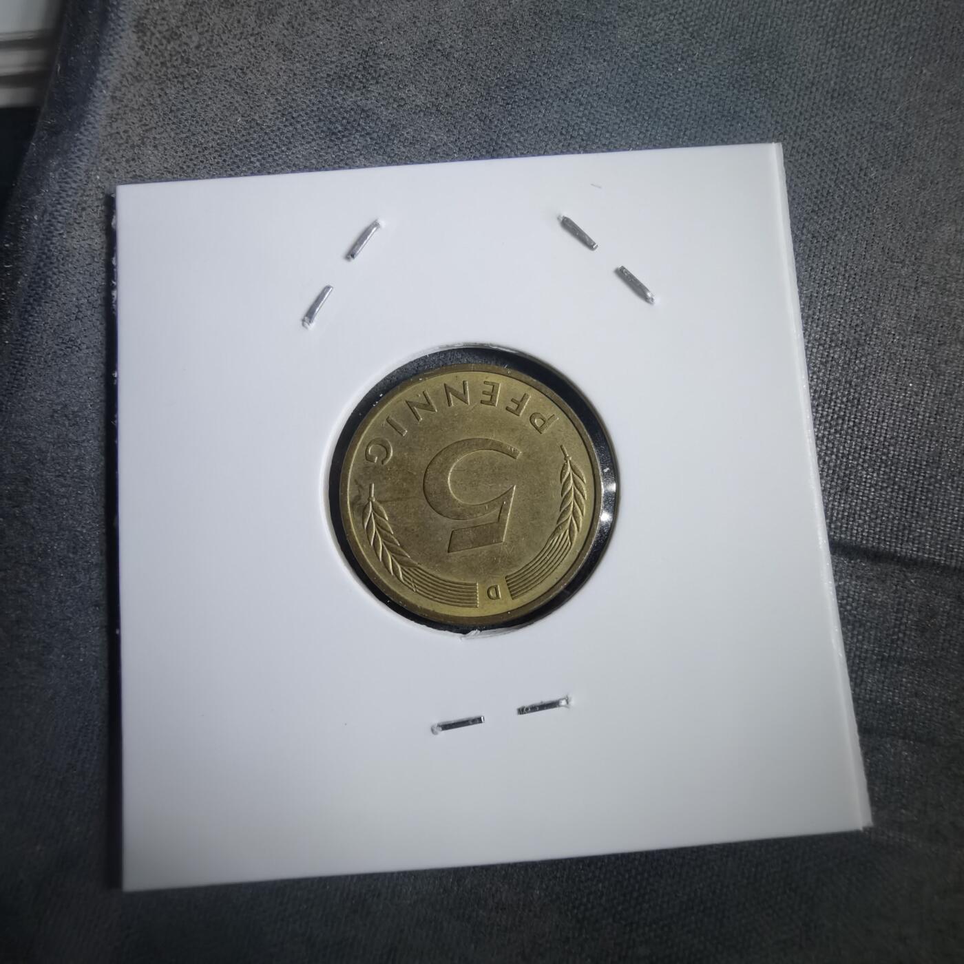 沼泽如烟--第908场 德国1982年5芬尼