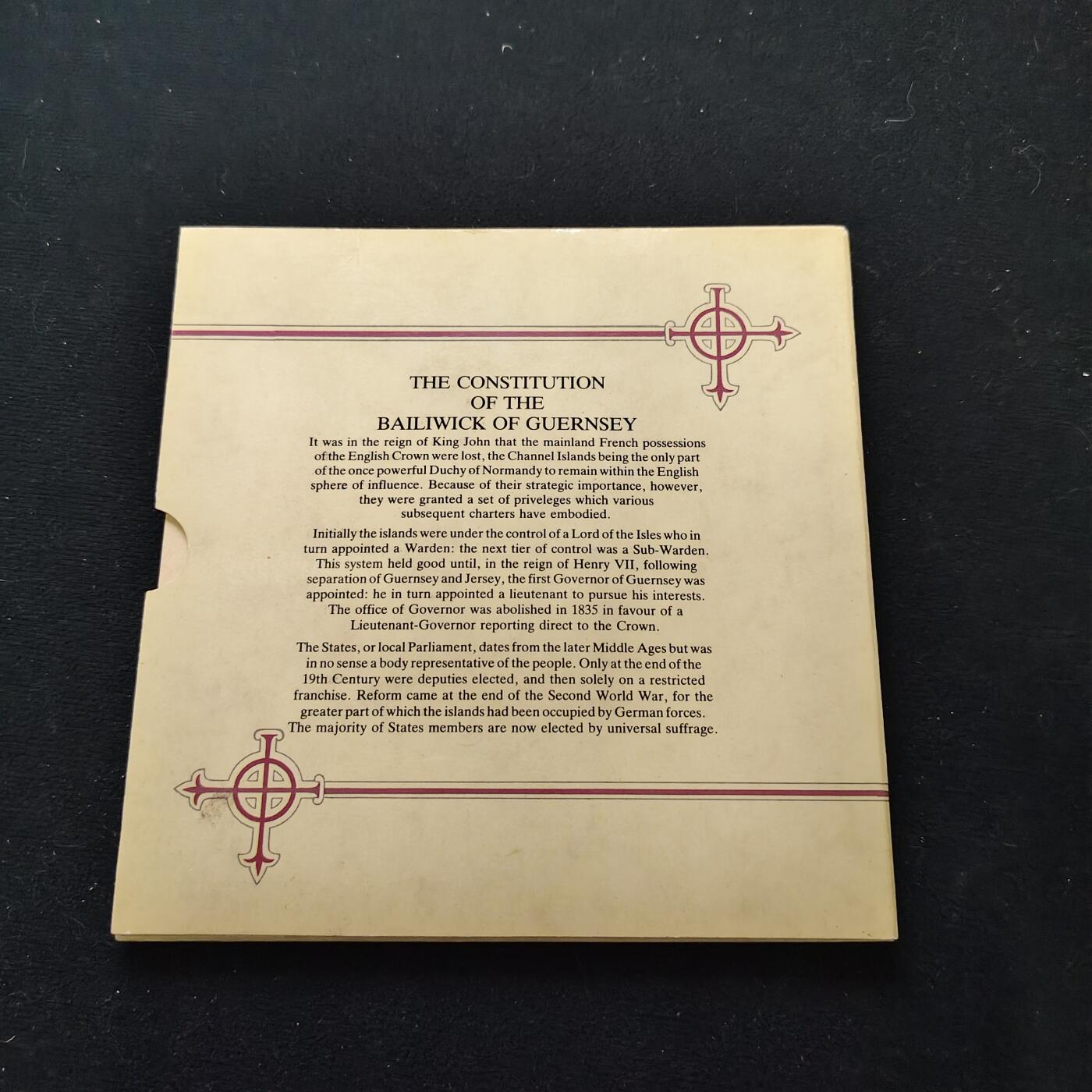 【全场包邮】纯粹捡漏拍479场（免费代拍第16场） 根西1989年2镑亨利一世官方封装纪念币-量10000