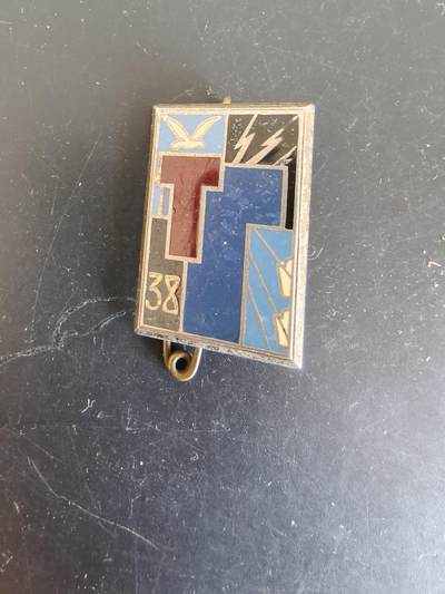 老王徽章第164期 - 法国第38通信团证章 