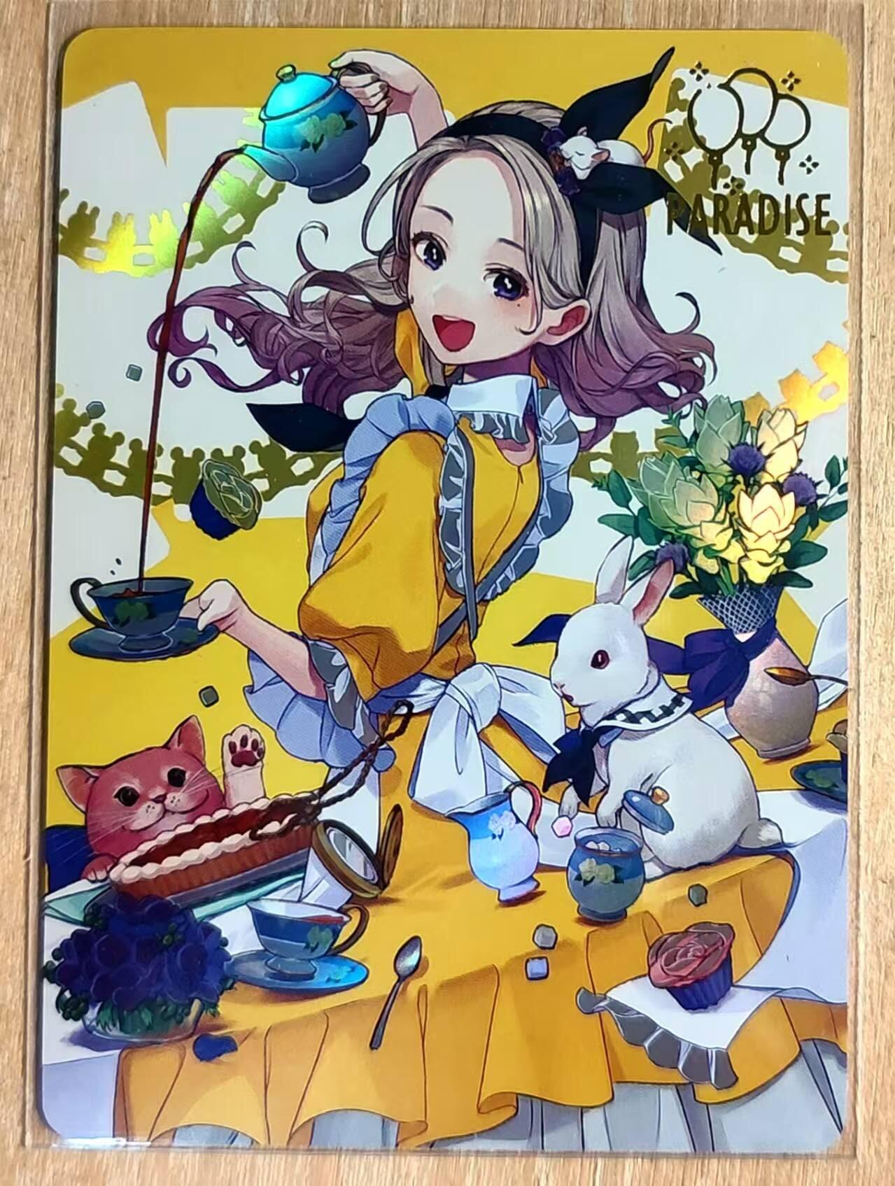 龙虎卡牌六四场 （无佣金，周六结拍，欢迎送拍） 彩闪 京珞卡牌 特卡-童话少女