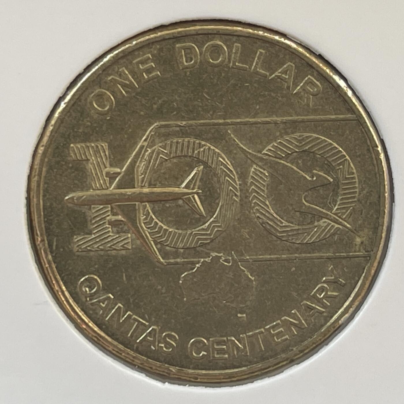 【澳大利亚硬币】限时专场（1澳元 ~4.6557人民币 ）   澳大利亚2022年1澳元航空纪念币一枚【29】
