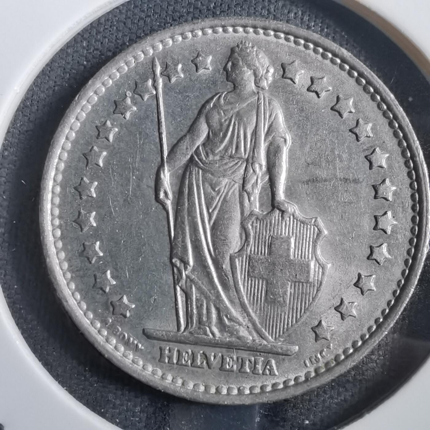 沼泽如烟--第908场 瑞士1968年1法郎