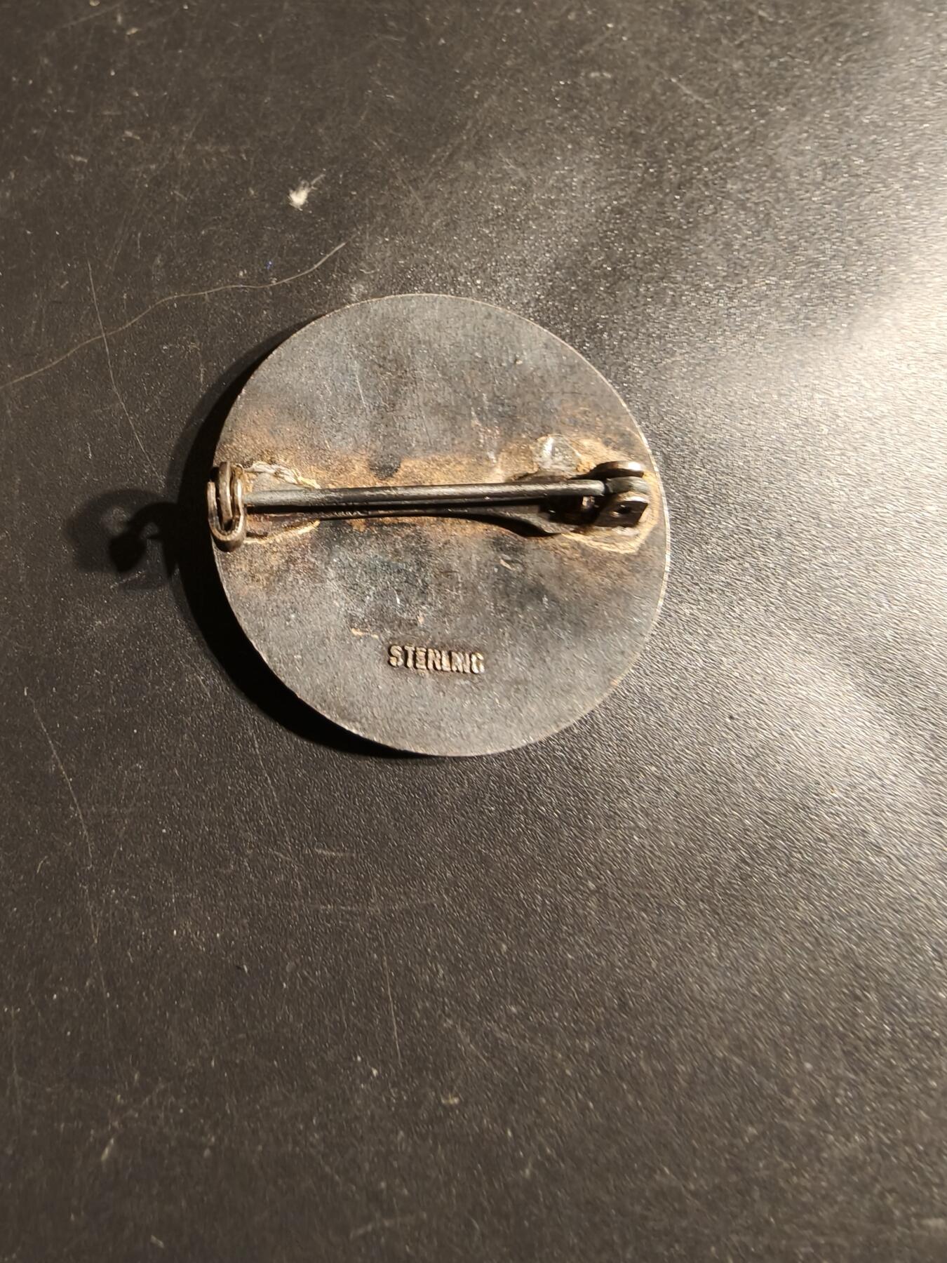 老王徽章第164期  美国二战陆军航空兵运输司令部证章      925银     二战时期横针版