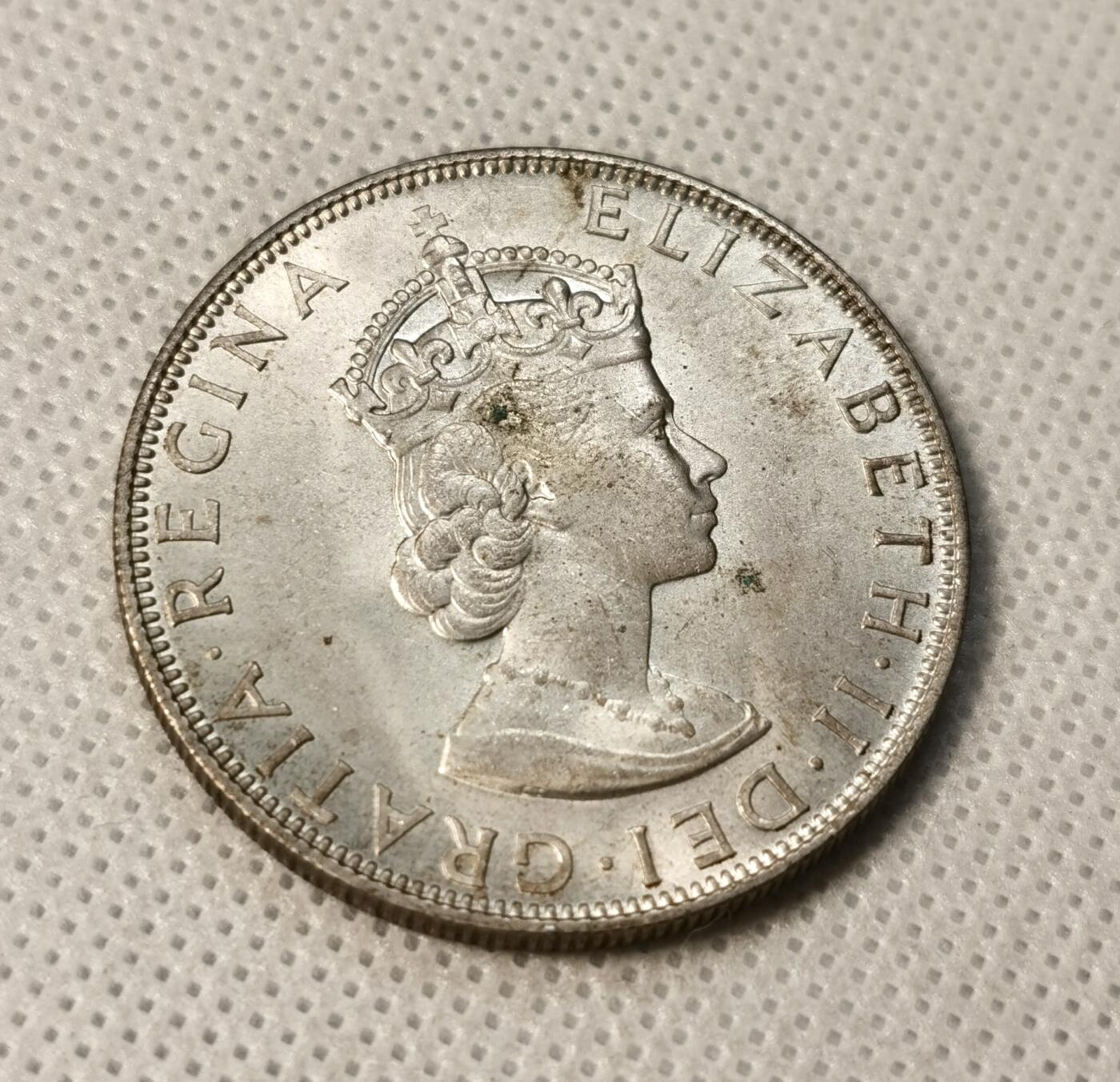 甄臻铺-世界币章拍卖（第40期）送拍享返佣金等优惠多多 英属百慕大 1964年 1克朗银币