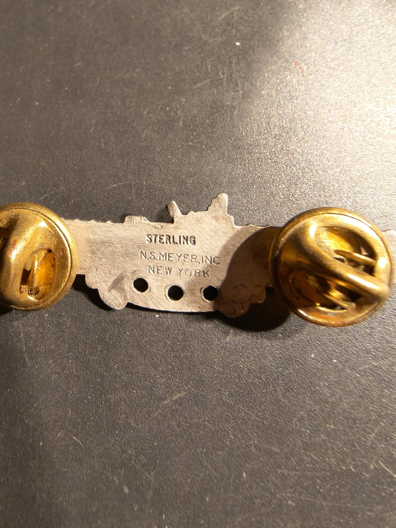 老王徽章第164期  美国海军潜艇战斗巡逻证章      925银     2.25英寸