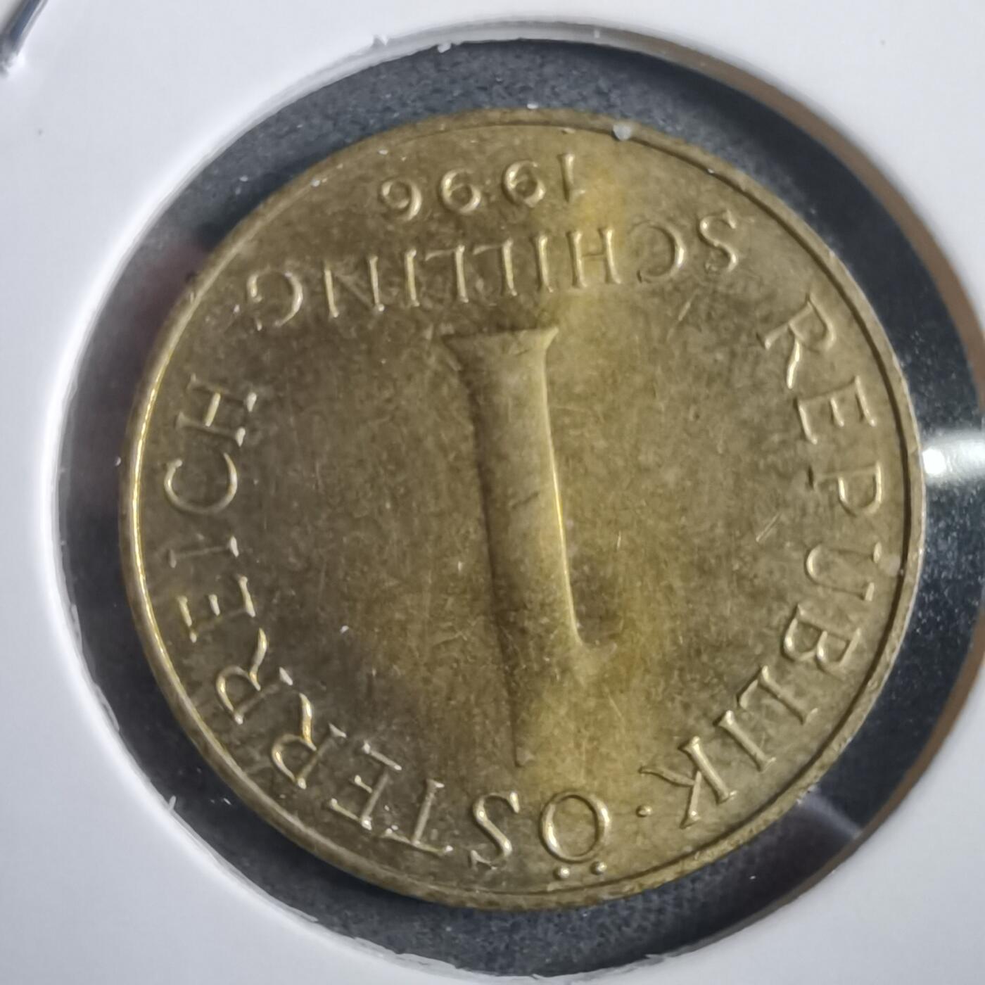 沼泽如烟--第908场 奥地利1996年1先令