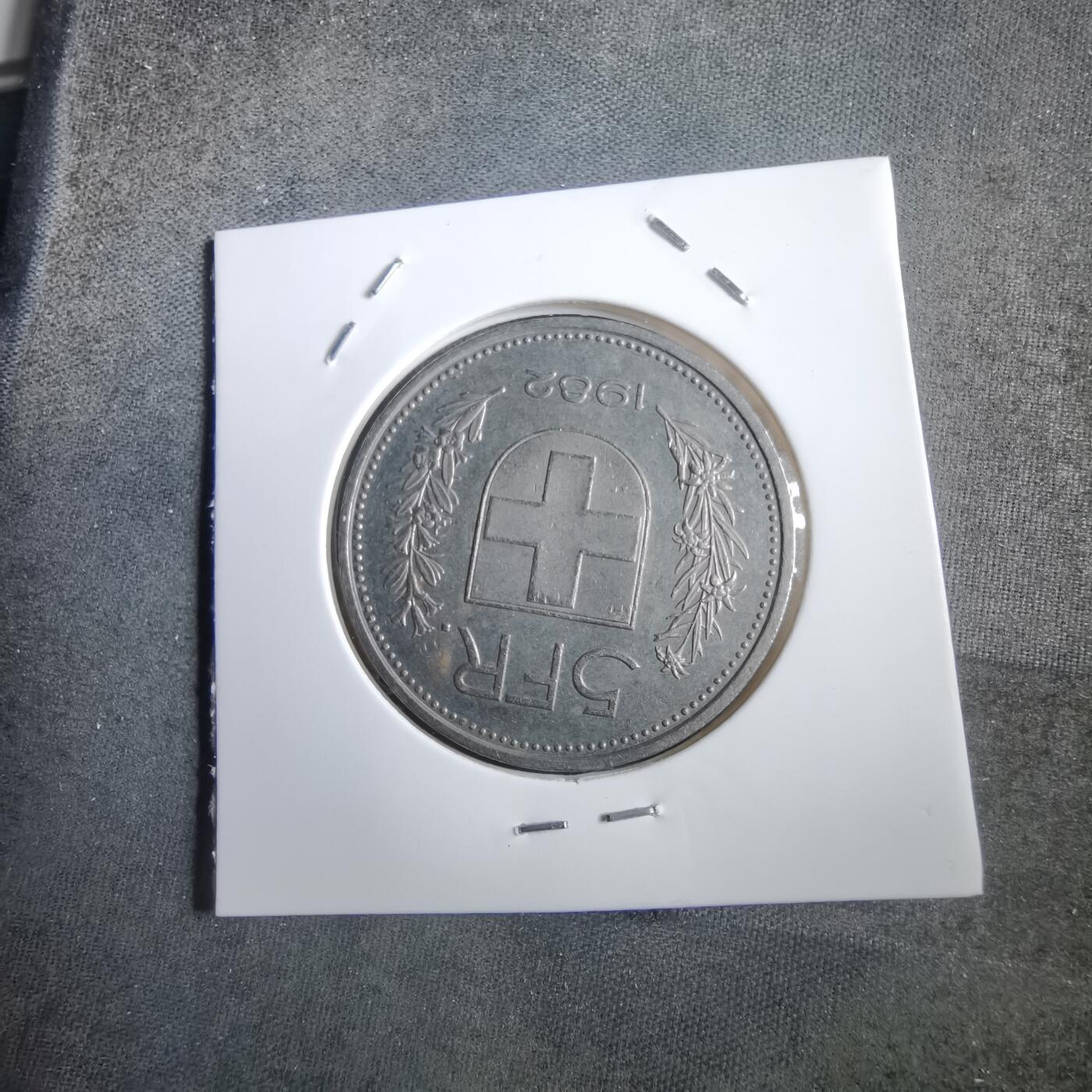 沼泽如烟--第908场 瑞士1982年5法郎