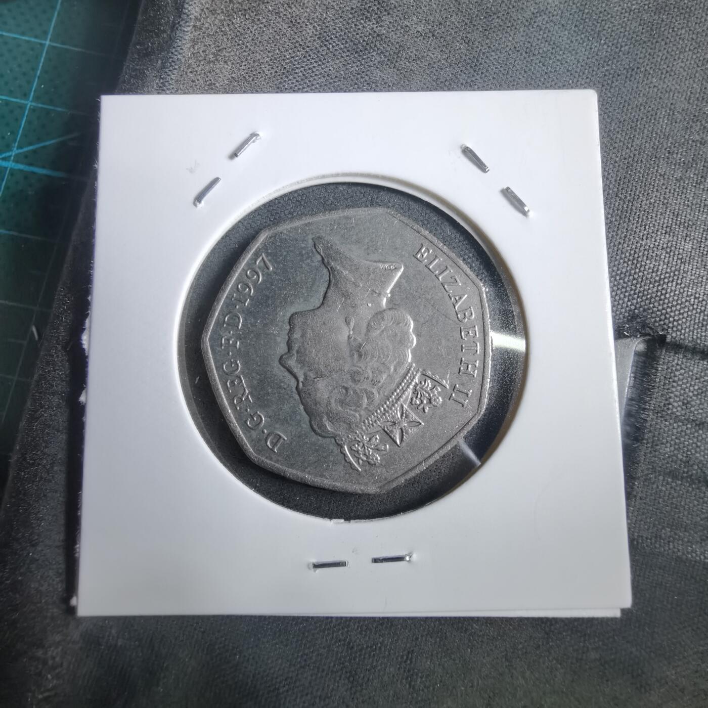 沼泽如烟--第908场 英国1997年50便士