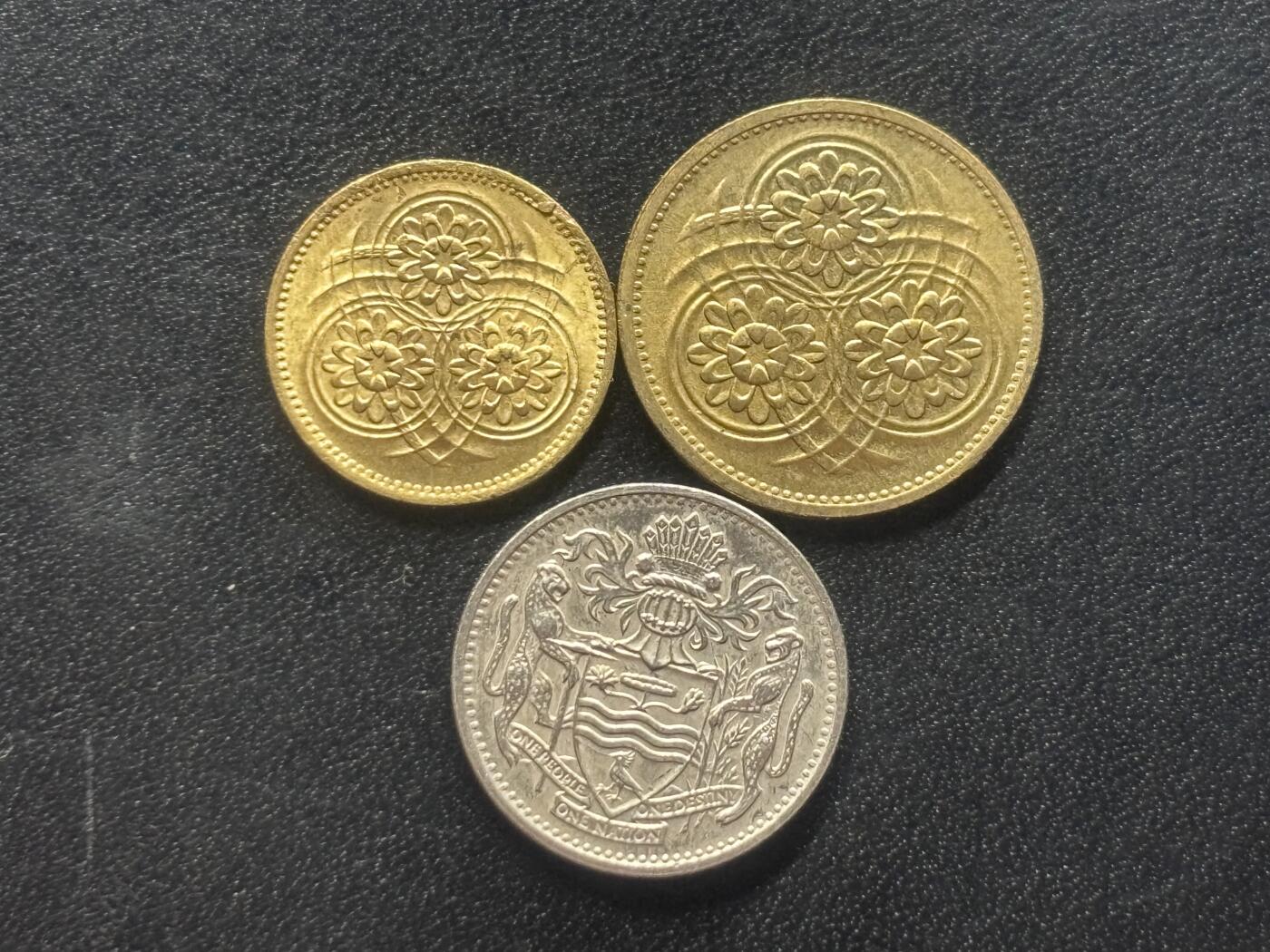 邮泉阁限时拍卖第三十六场 美洲硬币专场（硬币在国外。请付邮费6元。） 圭亚那3枚