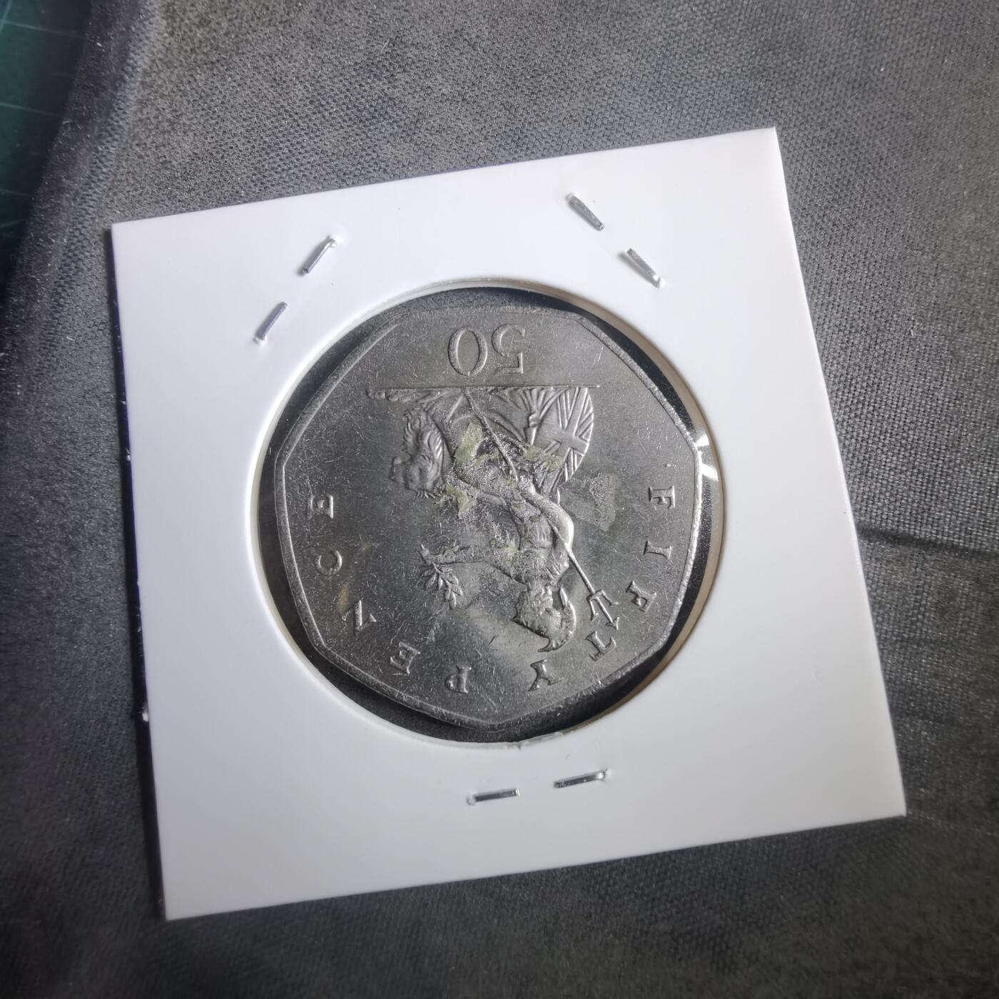 沼泽如烟--第908场 英国1985年50便士