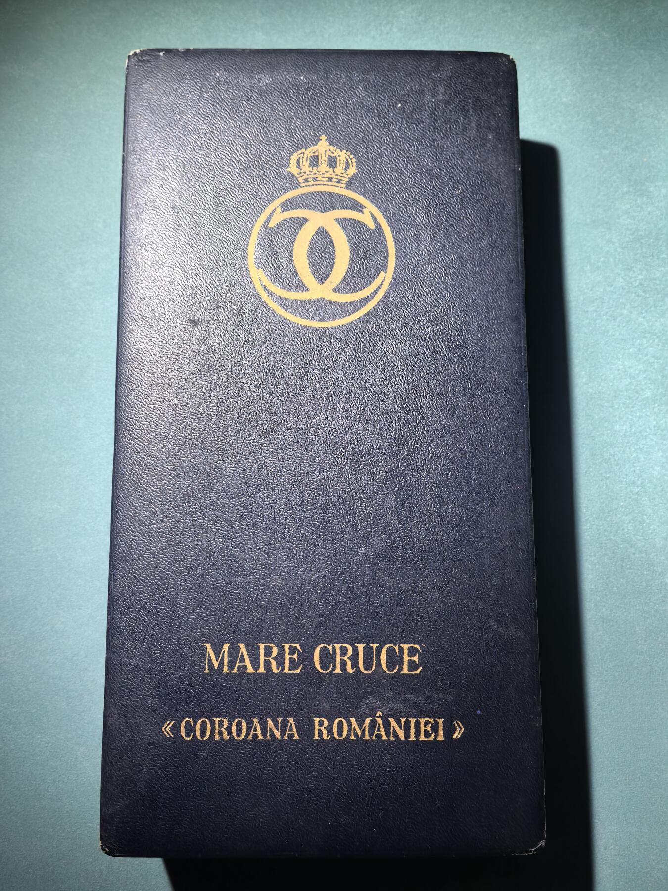 盛世勋华——号角文化勋章邮票专场拍卖第288期 罗马尼亚大十字级王冠勋章带原盒  第一版 银质 带银标厂标