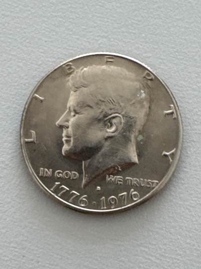 ❤️【币观天下】❤️ 第331期钱币拍卖- 2025.11.21周五晚上6点半场-长期征集拍品 - 美国1976年半圆银币