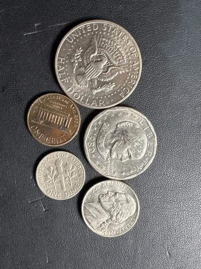 ❤️【币观天下】❤️ 第331期钱币拍卖- 2025.11.21周五晚上6点半场-长期征集拍品 - 美国流通硬币5枚美分铜镍一套