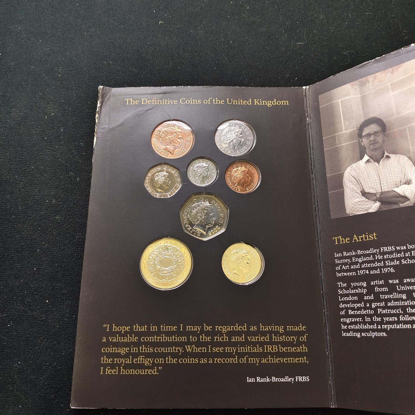 【全场包邮】纯粹捡漏拍479场（免费代拍第16场） 英国2015年第四版女王最末年版本官方封装套币