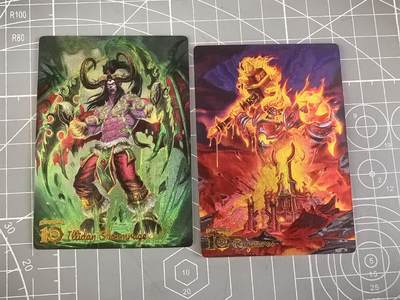 无佣金 不寄存 不收拍 链接少 我只是一个小小的卡牌收藏玩家   需要多宫大佬请私聊 部分卡牌设有底价（不想玩的那么累，即使有底价也会比市场价便宜的多，懂的自然懂） 拒绝小号抬价 大家放心拍 所有拍品部分套有卡膜 部分卡牌多宫 自制卡牌 不包厂瑕 放大镜 品控 勿拍 流拍商品会循环 感谢大家支持 留个关注 不定时上新 谢谢 - 奇点卡牌 订制 炉石俩张