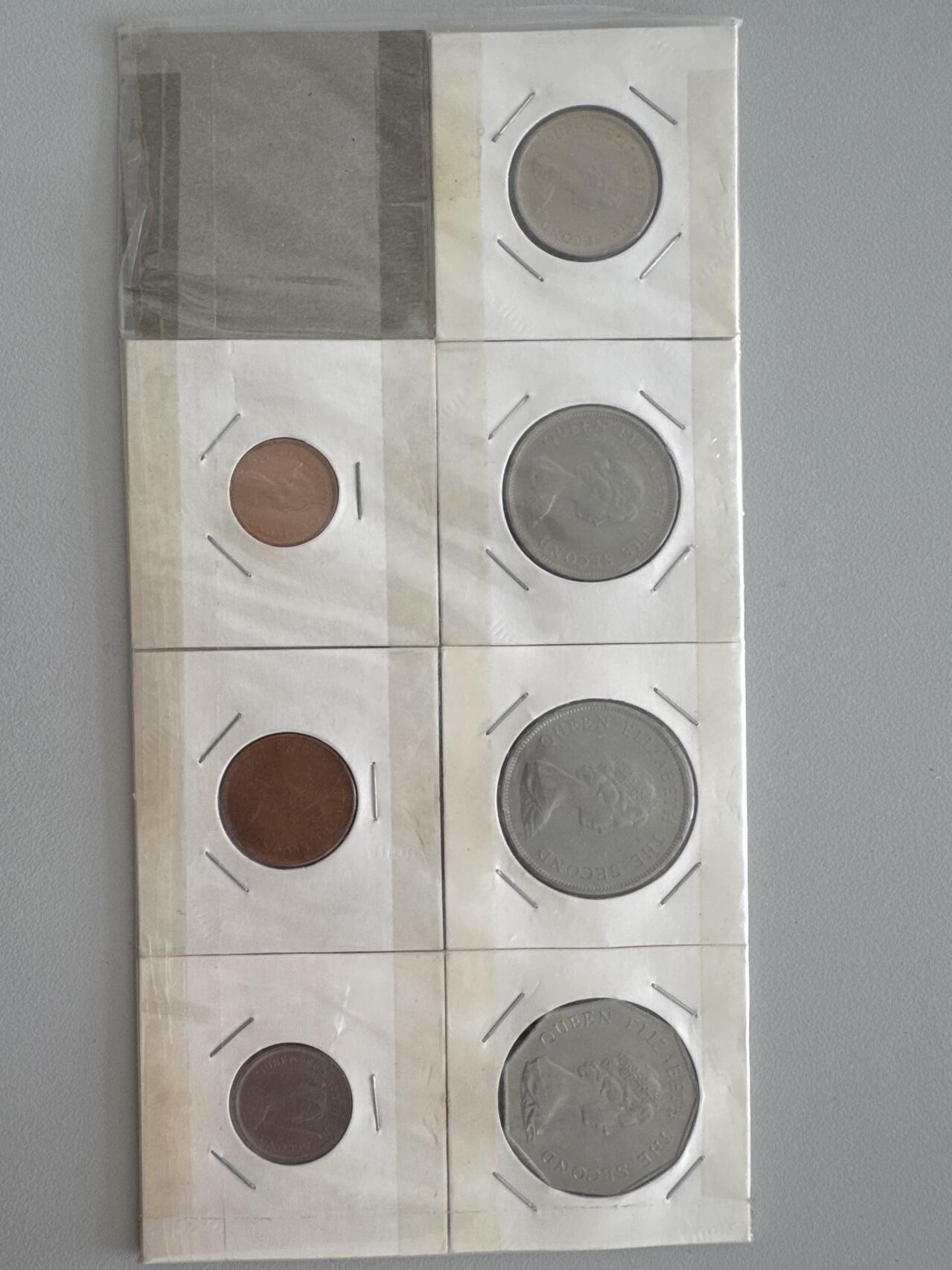 ❤️【币观天下】❤️ 第331期钱币拍卖- 2025.11.21周五晚上6点半场-长期征集拍品 图瓦卢7枚套