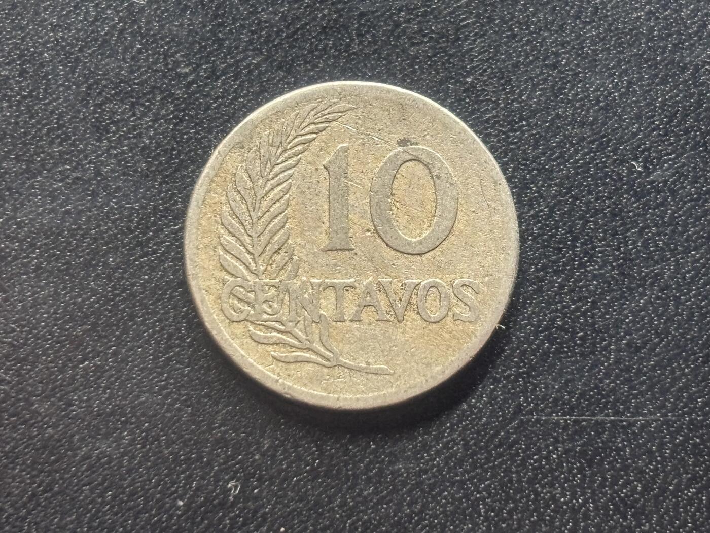 邮泉阁限时拍卖第三十六场 美洲硬币专场（硬币在国外。请付邮费6元。） 秘鲁1921年10分