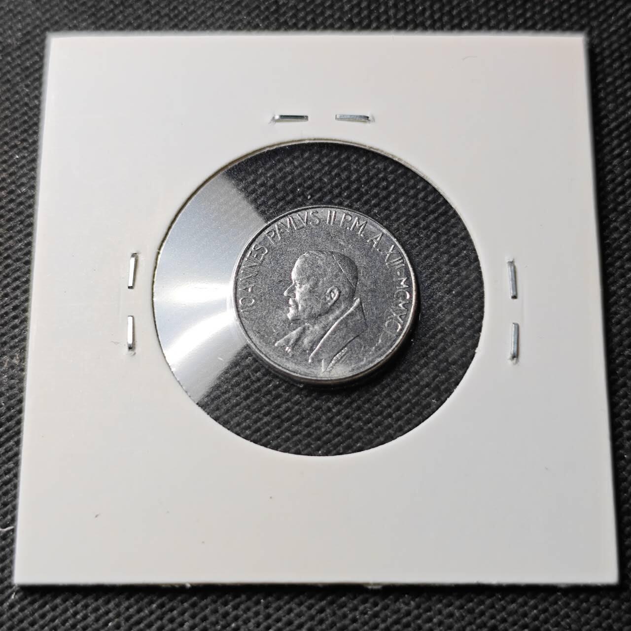 KK钱币收藏小铺  第374场  2月预留时间 周末发货  梵蒂冈50里拉