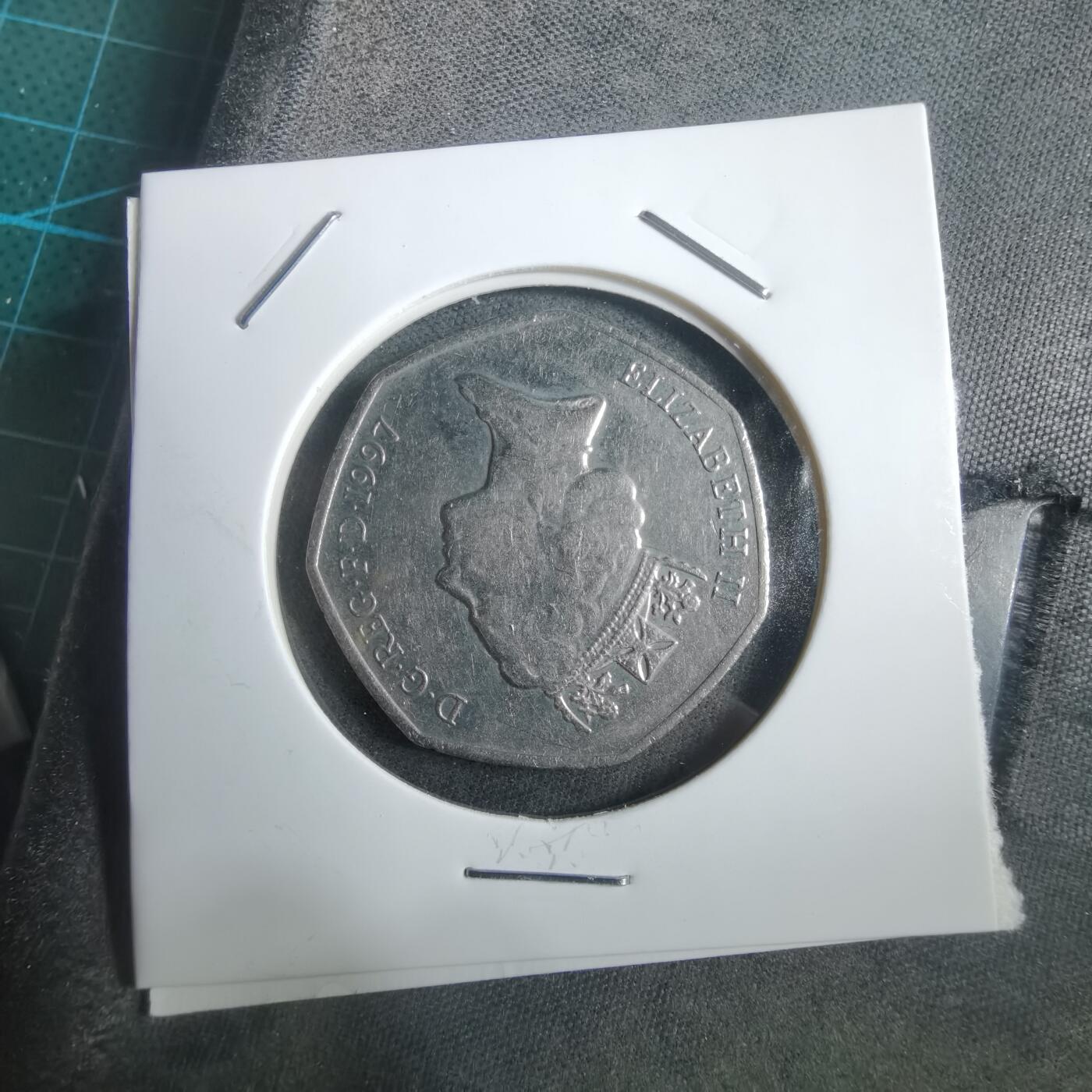 沼泽如烟--第908场 英国1997年50便士