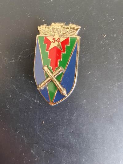 老王徽章第164期 - 法国第54炮兵团证章 