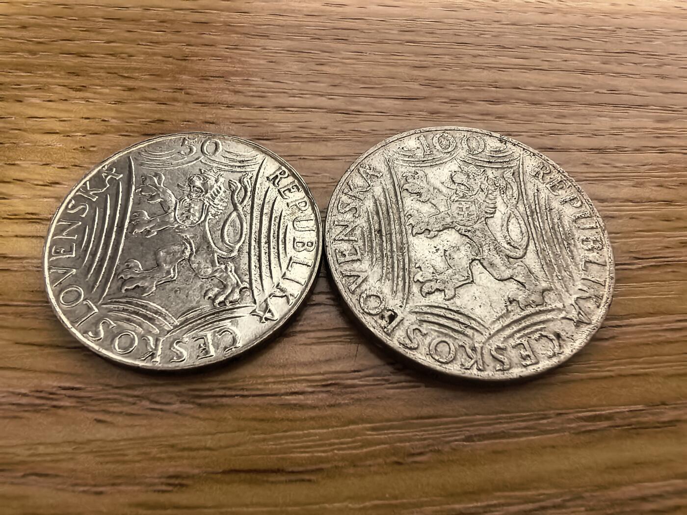 长老汇蛇年精选第七十五场拍卖 1949捷克斯洛伐克纪念斯大林诞辰70周年银币2枚套，50+100克朗