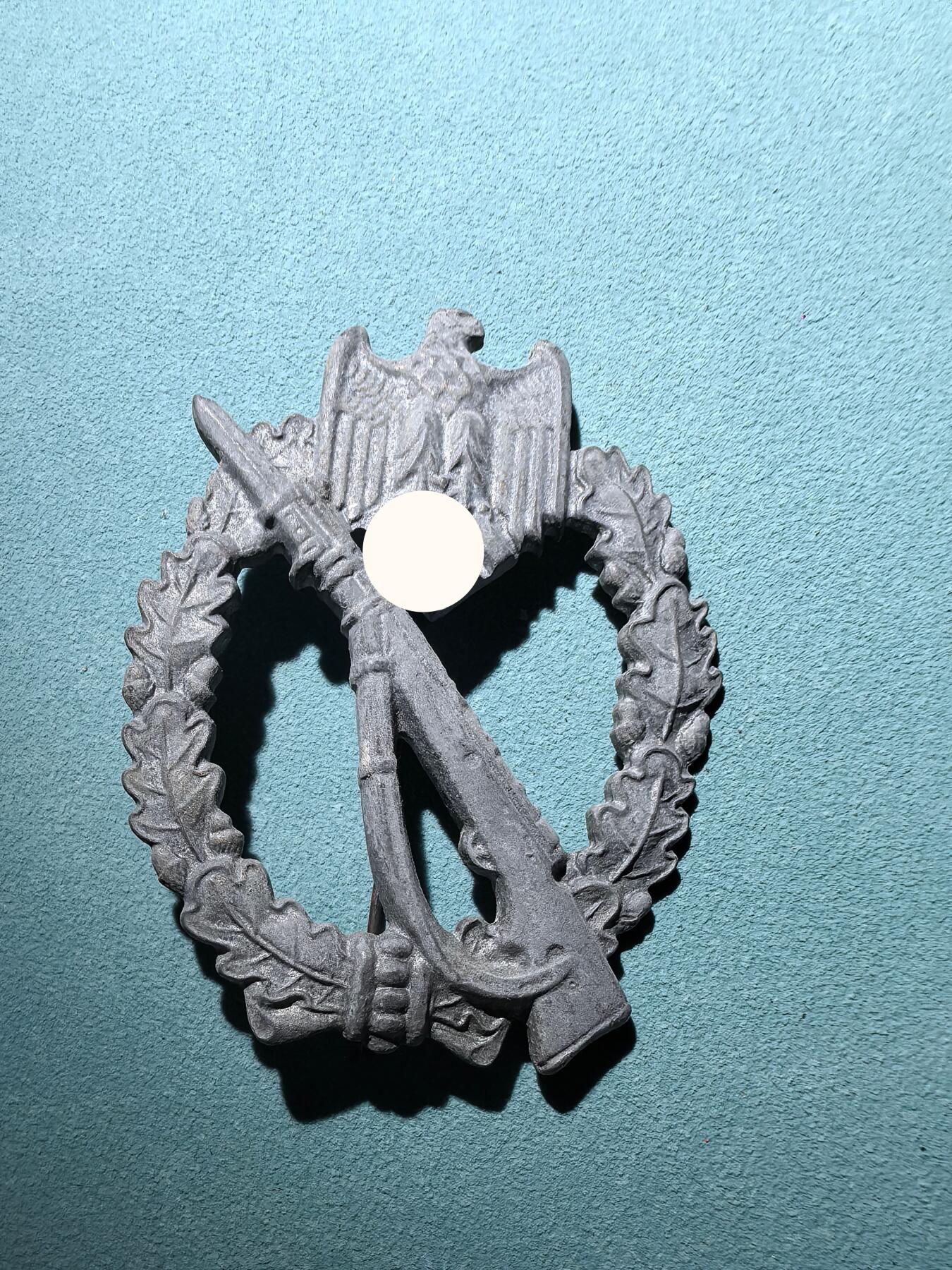 盛世勋华——号角文化勋章邮票专场拍卖第288期 德国（1939）步兵突击奖章 带少见Hauptmunzamt厂标