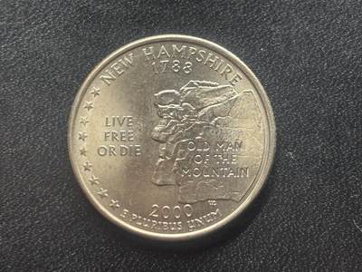 邮泉阁限时拍卖第三十六场 美洲硬币专场（硬币在国外。请付邮费6元。） - 美国2000年¼美元纪念币P版（2）