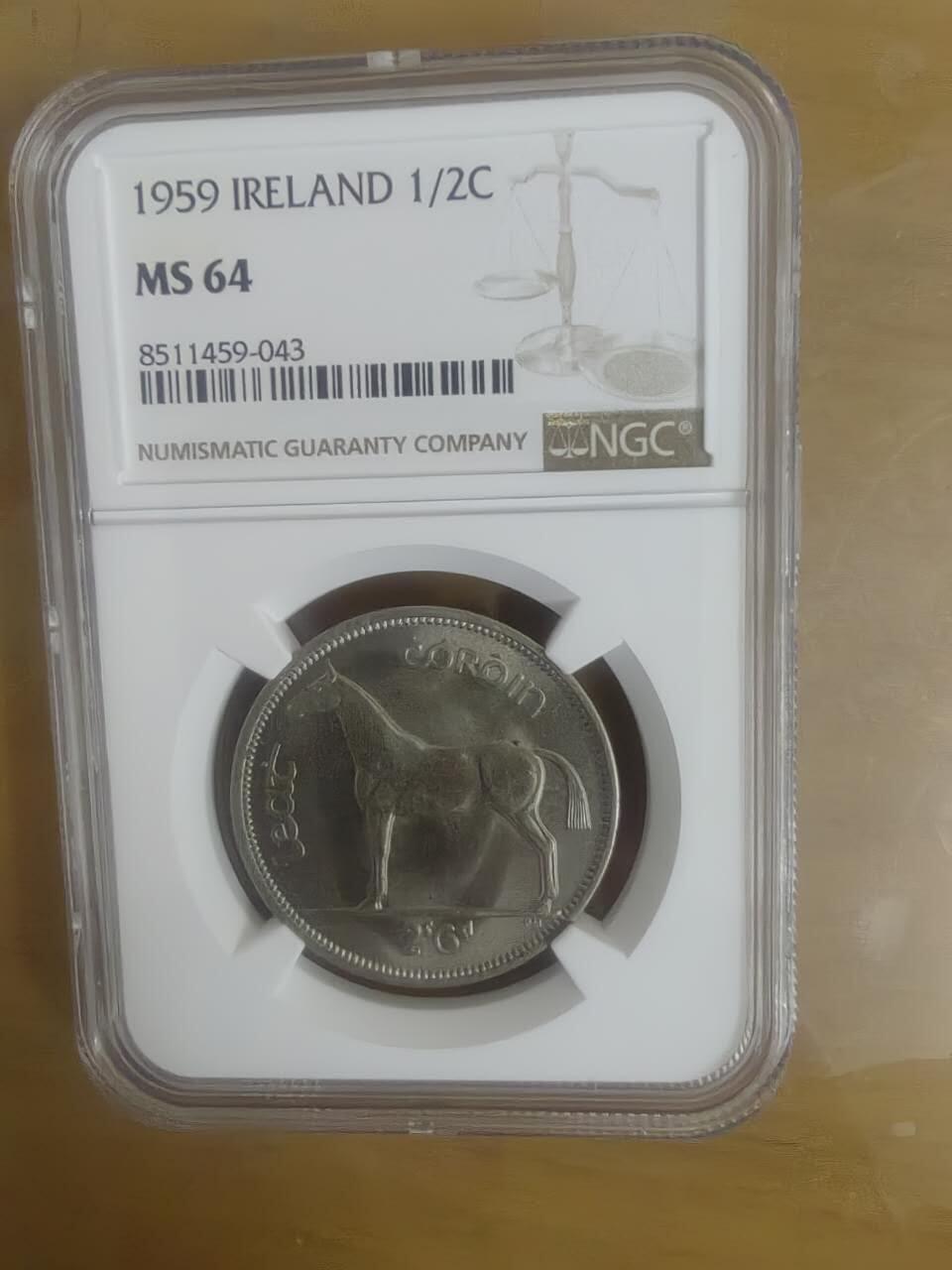 爱尔兰NGC评级币