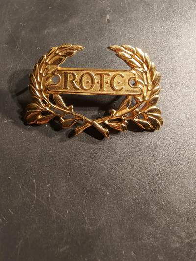 老王徽章第164期 -  美国预备军官团大檐帽帽徽