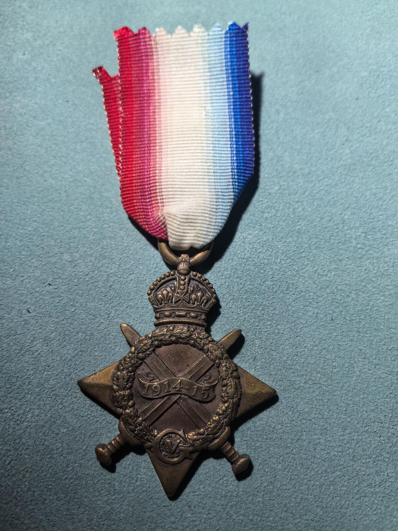 盛世勋华——号角文化勋章邮票专场拍卖第288期 英国一战1914-15之星奖章 带刻名 授予皇家工兵