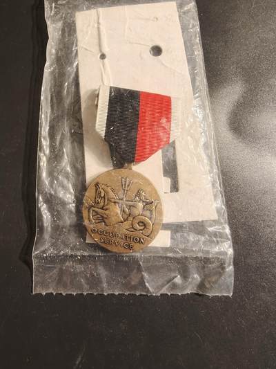 老王徽章第164期 -  美国二战海军陆战队占领军服役奖章     未拆封