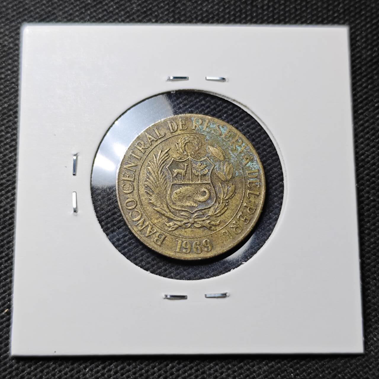 KK钱币收藏小铺  第374场  2月预留时间 周末发货  秘鲁1/2索尔铜币