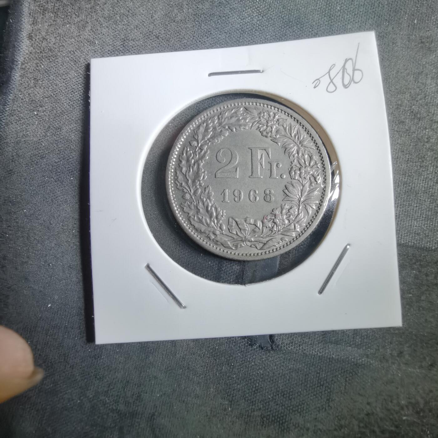 沼泽如烟--第908场 瑞士1968年2法郎
