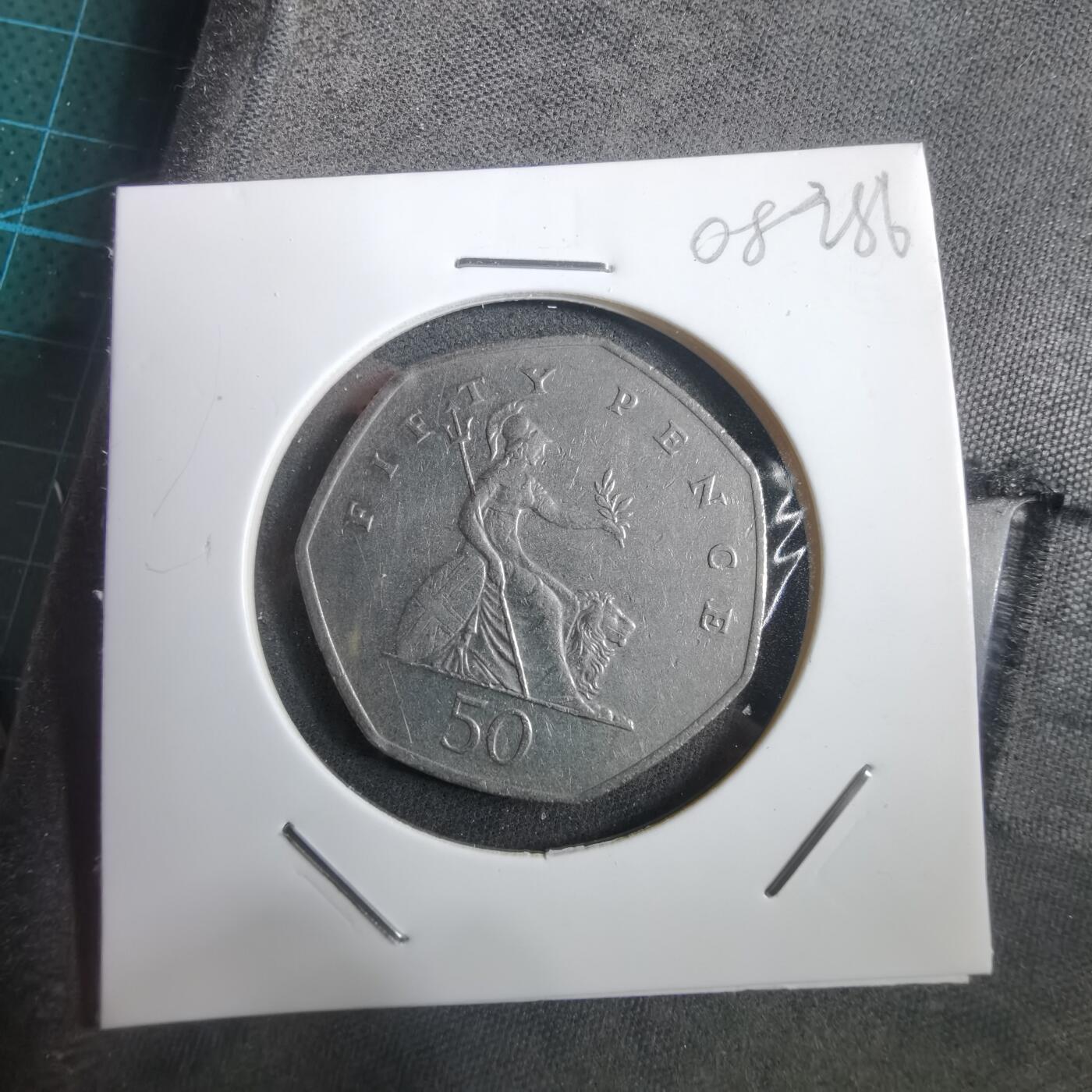 沼泽如烟--第908场 英国1997年50便士