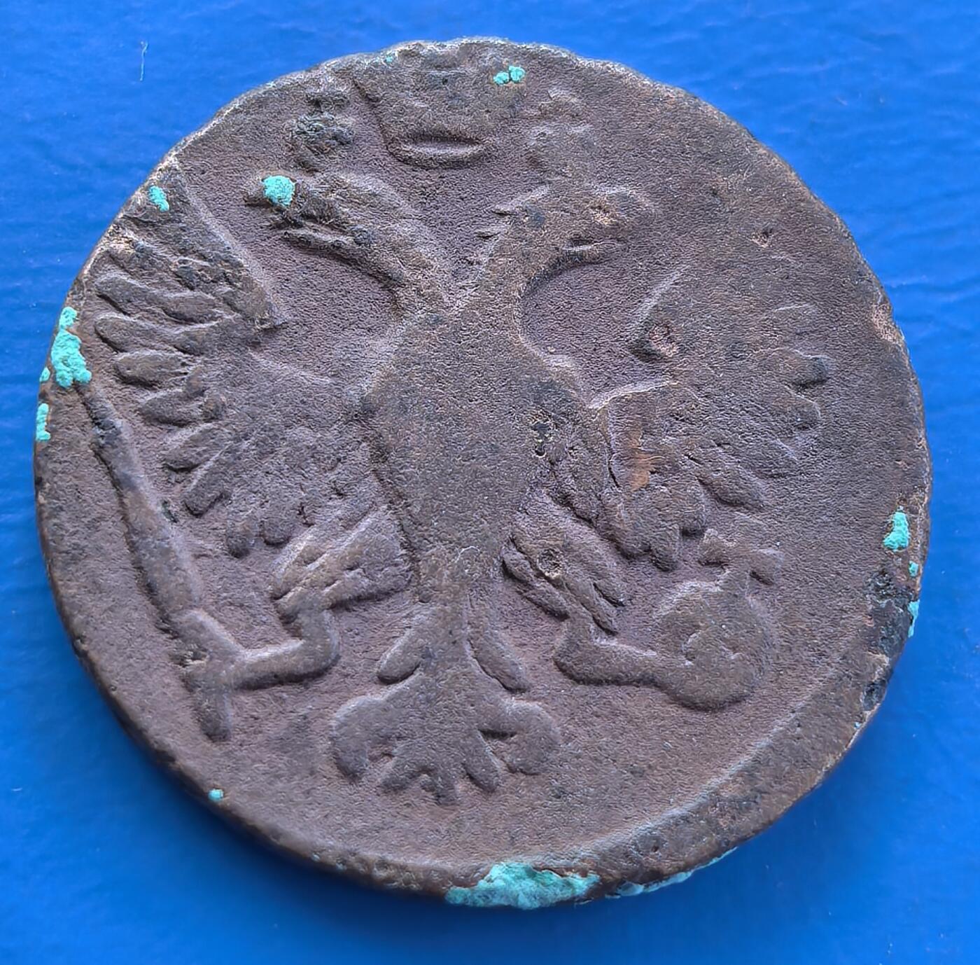 外国优质老铜币银币，周六九点倒数截拍，满百包邮，可寄存半年，喜欢朋友微信扫描二维码可直接参拍 沙俄1748年半戈比