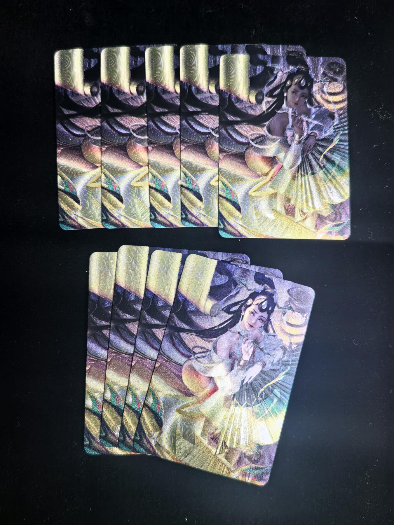 无佣金 不寄存 不收拍 链接少 我只是一个小小的卡牌收藏玩家   需要多宫大佬请私聊 部分卡牌设有底价（不想玩的那么累，即使有底价也会比市场价便宜的多，懂的自然懂） 拒绝小号抬价 大家放心拍 所有拍品部分套有卡膜 部分卡牌多宫 自制卡牌 不包厂瑕 放大镜 品控 勿拍 流拍商品会循环 感谢大家支持 留个关注 不定时上新 谢谢 宁缺 白素贞9宫