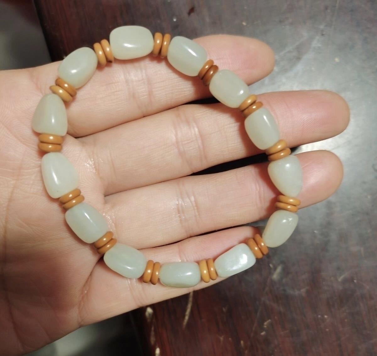 江南站杂项场 精美和田玉手串