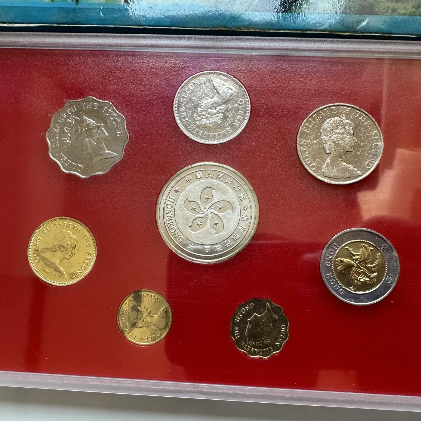 🌹外币初藏🌹🐯2025年第130场  每周二四六晚8️⃣点 接代拍 香港回归 英王套币