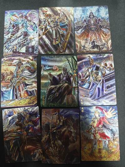 天玑星卡拍第140期《11.20周四截拍》持续收拍收评中 满赠卡需备注 - 卡玩帕克 雄图三国 散卡9张 粗闪