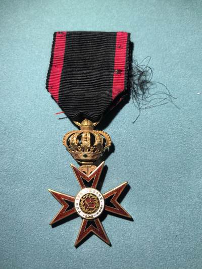 盛世勋华——号角文化勋章邮票专场拍卖第288期 - 德国（邦国）黑森大公国骑士级路德维希勋章 金质珐琅 极为少见