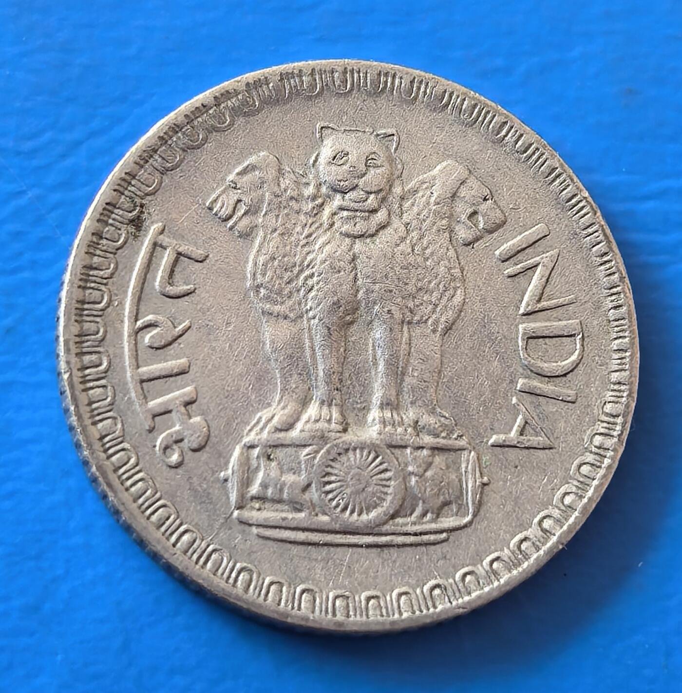 外国优质老铜币银币，周六九点倒数截拍，满百包邮，可寄存半年，喜欢朋友微信扫描二维码可直接参拍 透打版印度1972年25派沙