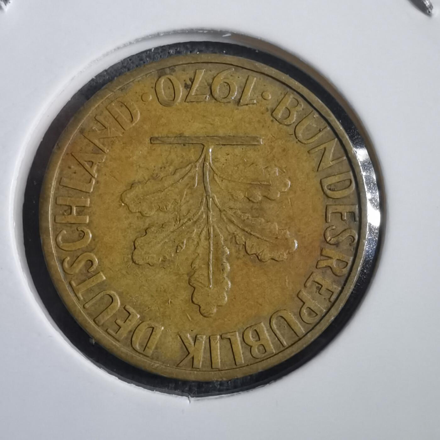 沼泽如烟--第908场 德国1970年5芬尼