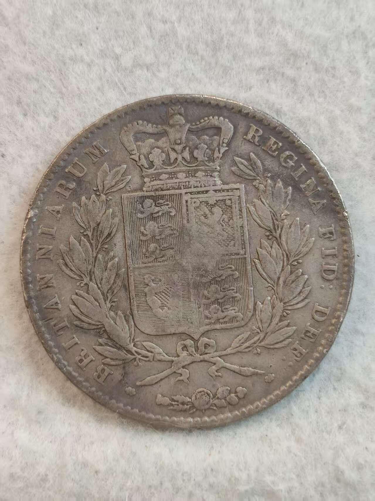 G&W世界散币，银币处理专场（第37场） 英国1844年1克朗  银币