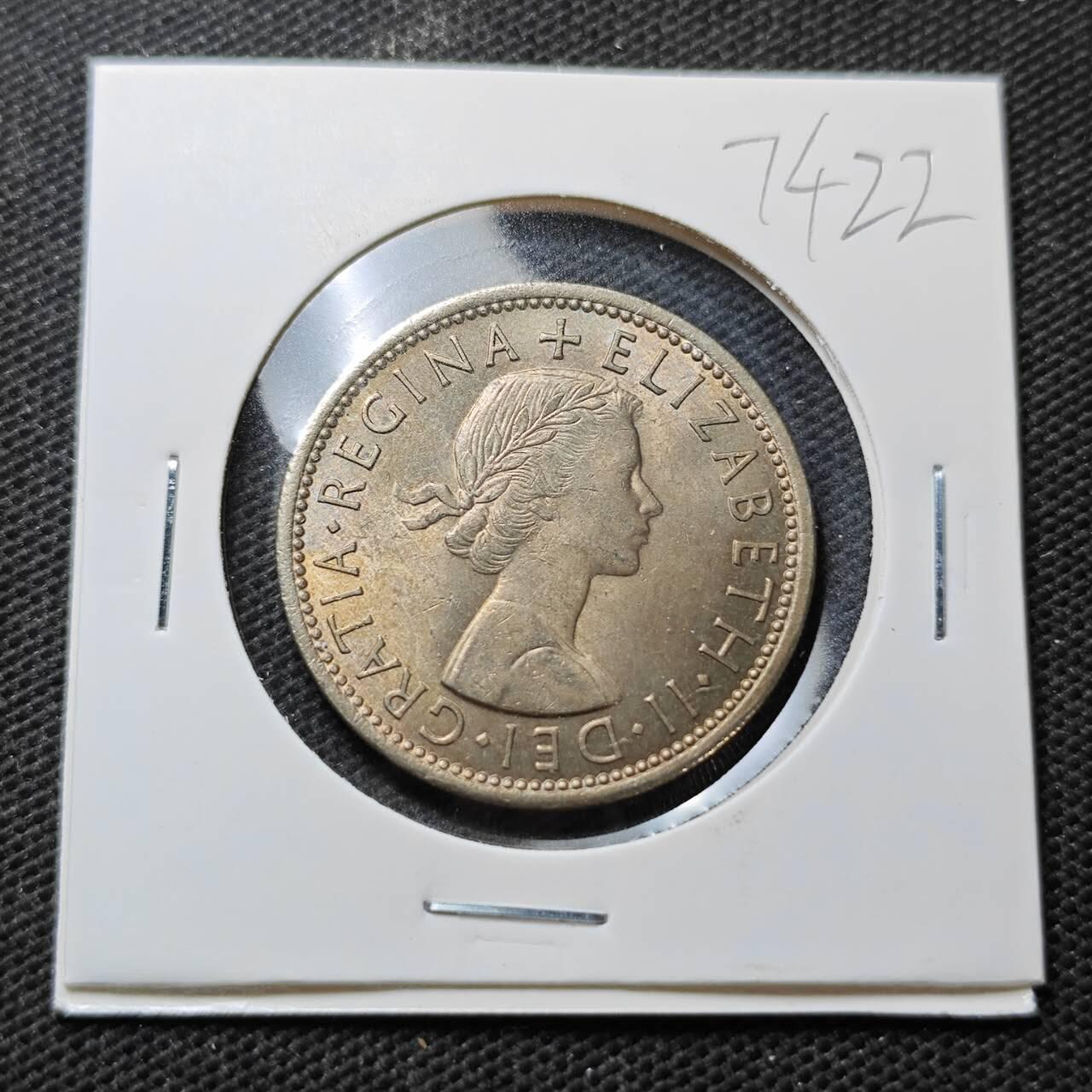 KK钱币收藏小铺  第374场  2月预留时间 周末发货  1965英国女王2先令 好品