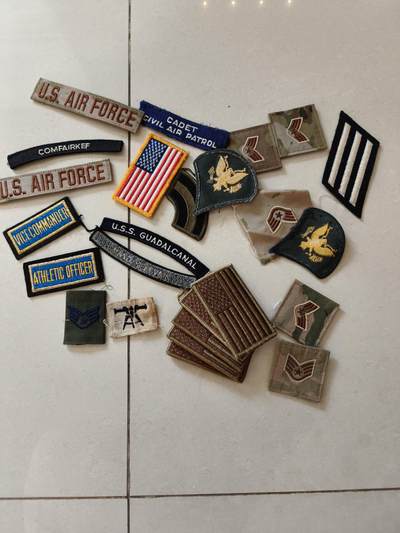 老王徽章第164期 -  美国海空军臂章一组     25枚